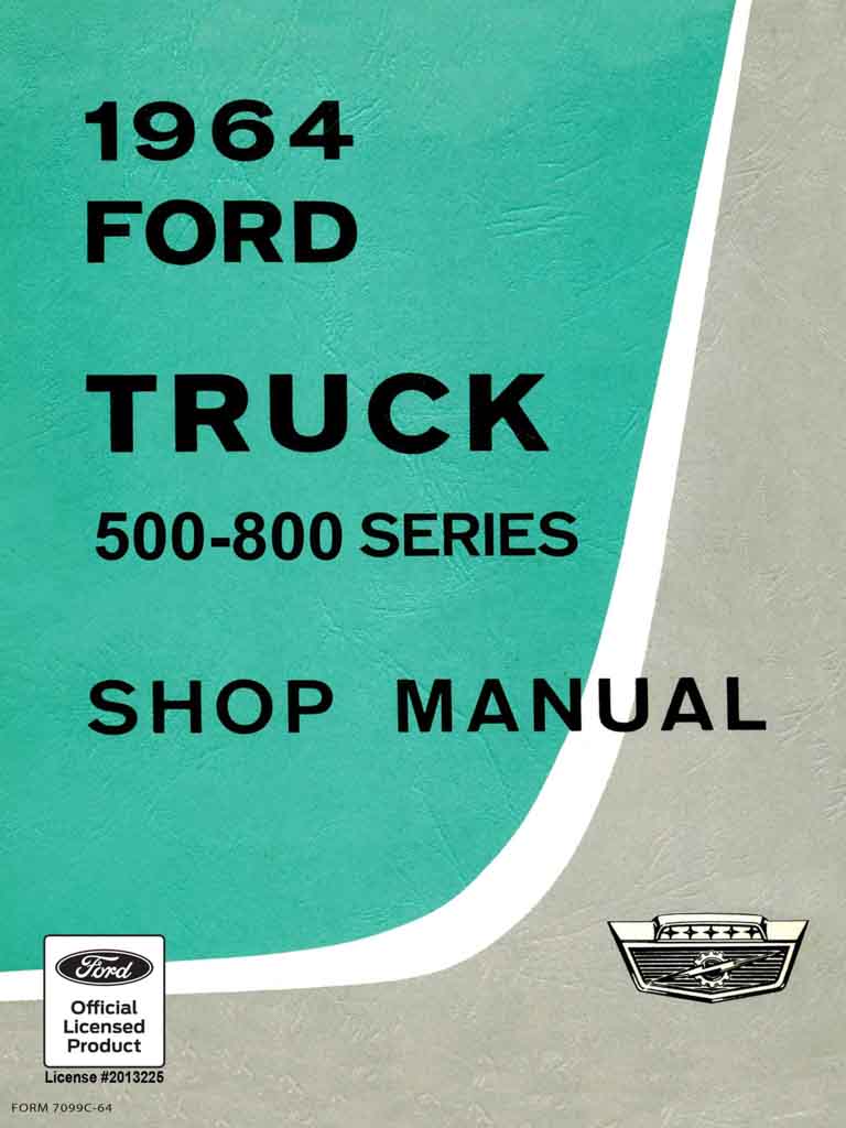 1964 ford truck shop manual pdf 500-800 series