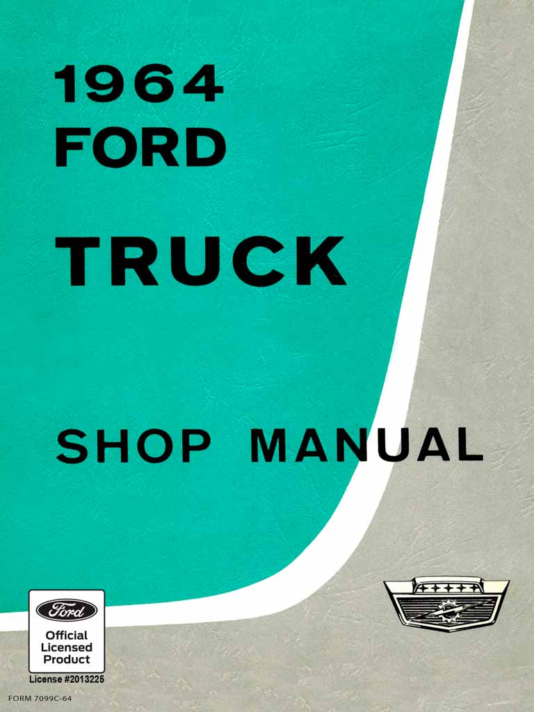 1964 ford truck shop manual pdf