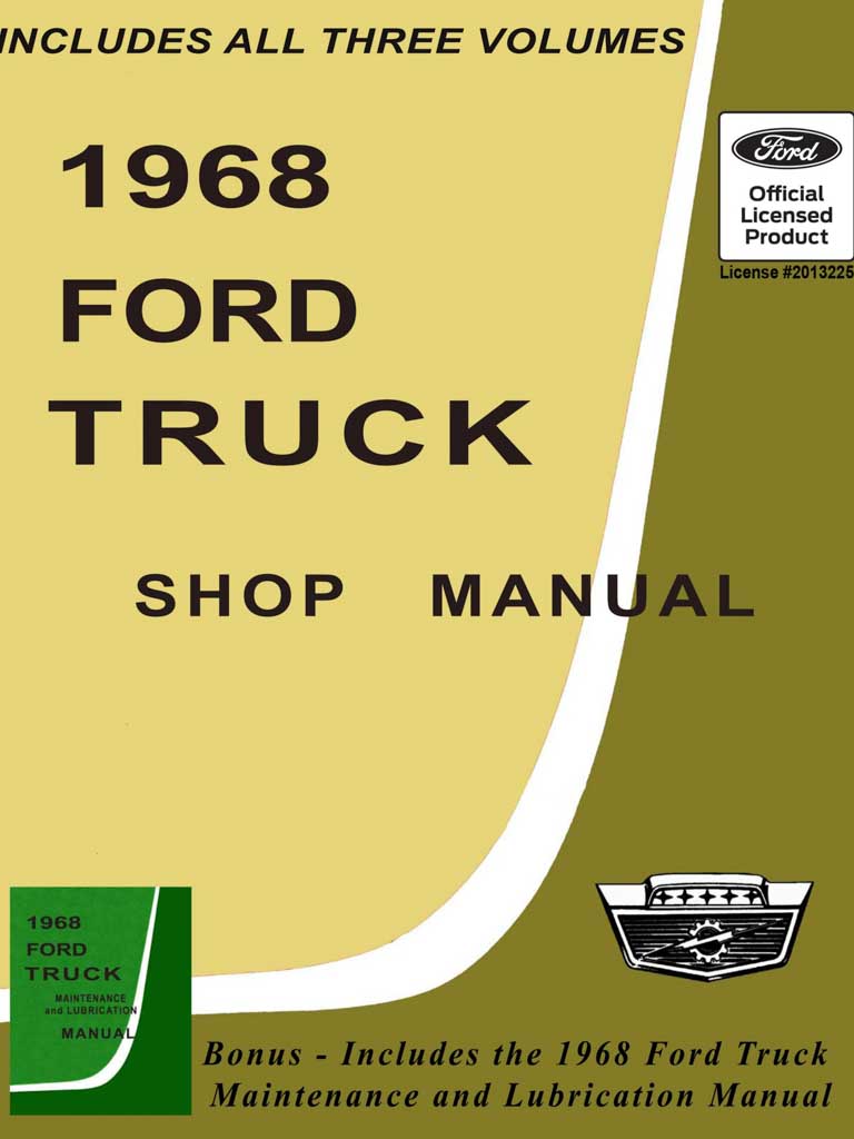 1968 ford truck shop manual pdf