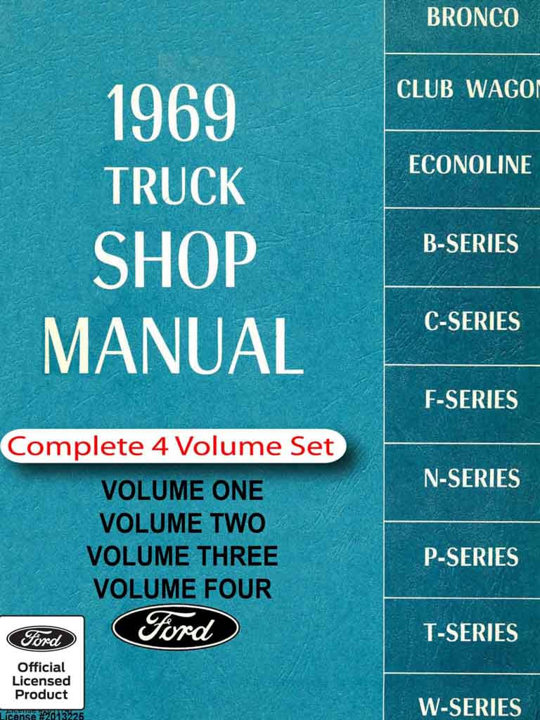 1969 ford truck shop manual pdf