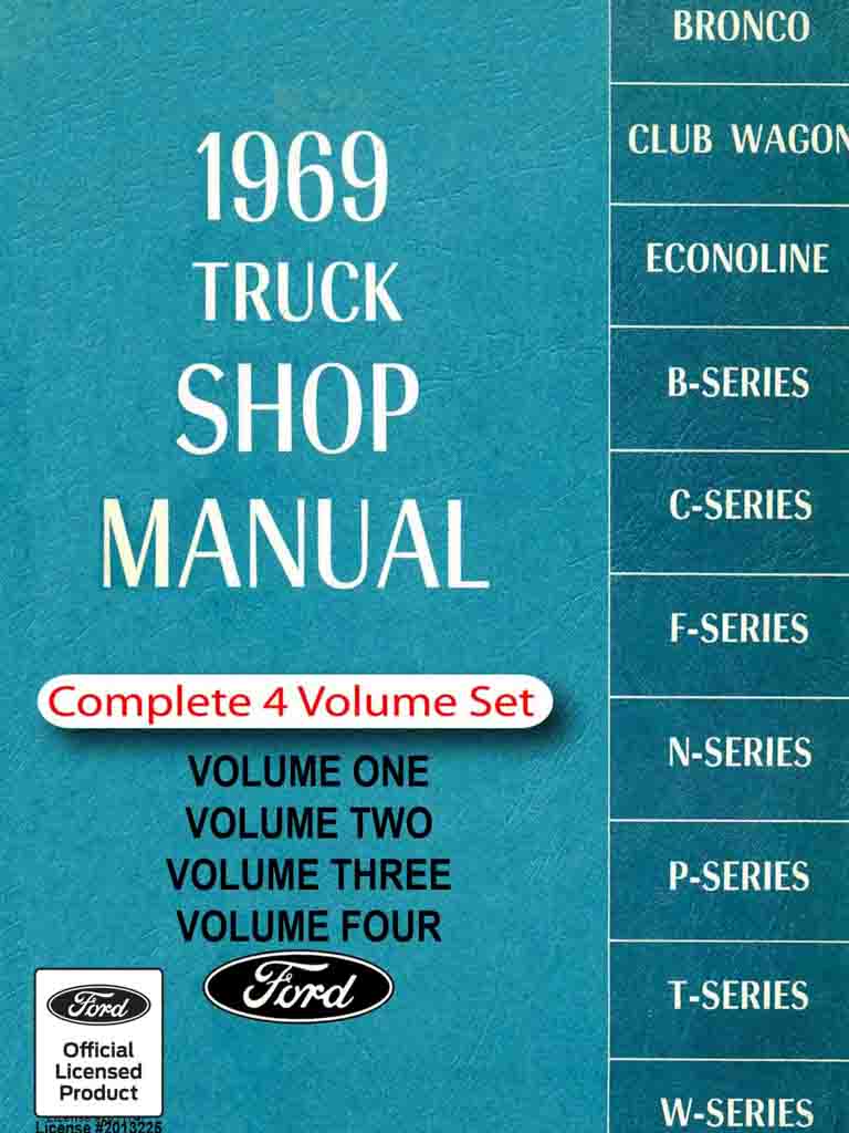 1969 ford truck shop manual pdf