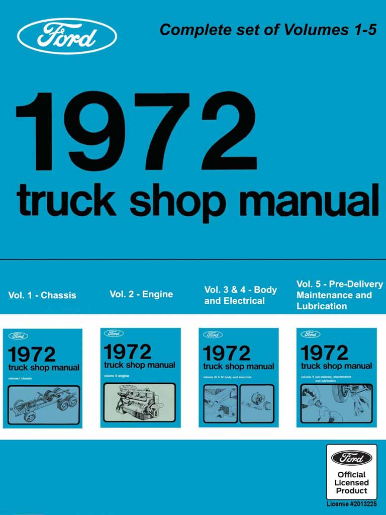 1972 ford truck shop manual pdf