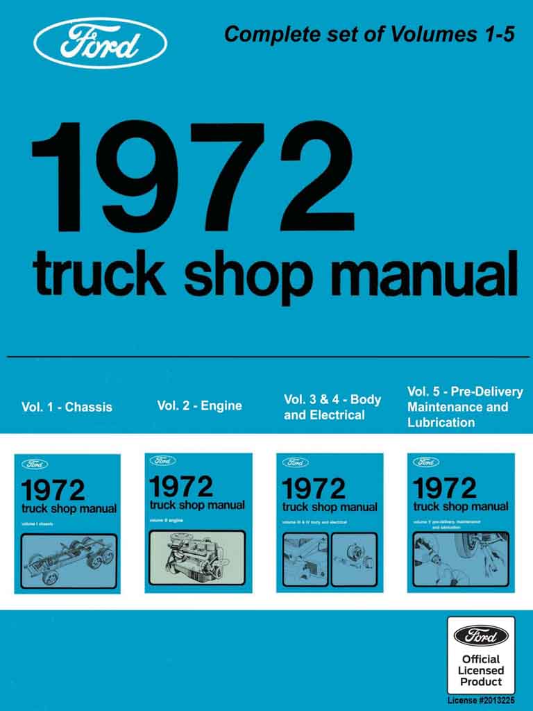 1972 ford truck shop manual pdf