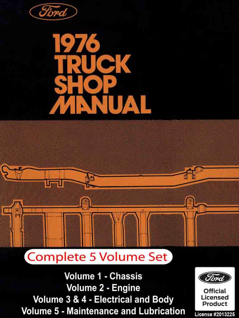 1976 ford truck shop manual pdf