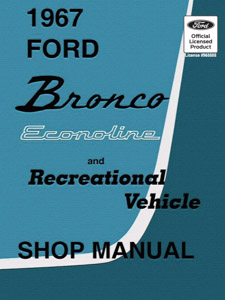 1967 ford bronco econoline shop manual pdf