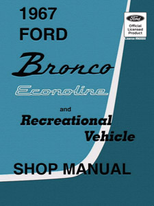 1967 ford bronco econoline shop manual pdf