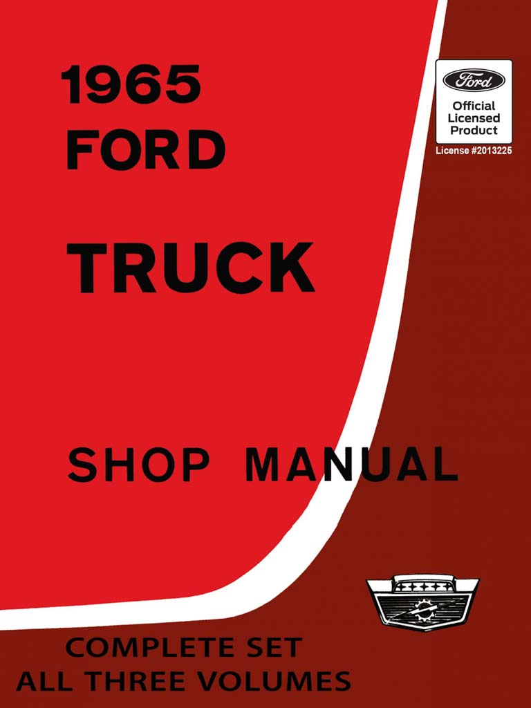 1965 ford truck shop manual pdf