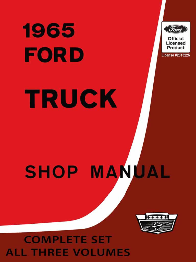 1965 ford truck shop manual pdf