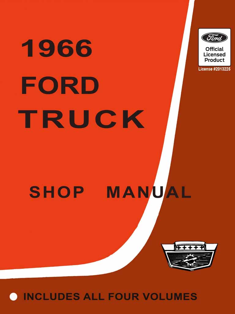 1966 ford truck shop manual pdf