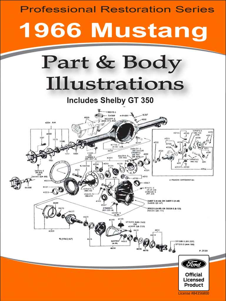 1966 mustang part and body illustrations pdf download