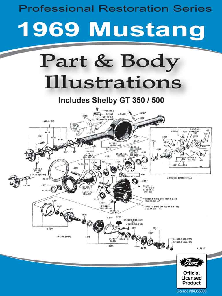 1969 mustang part and body illustrations pdf download