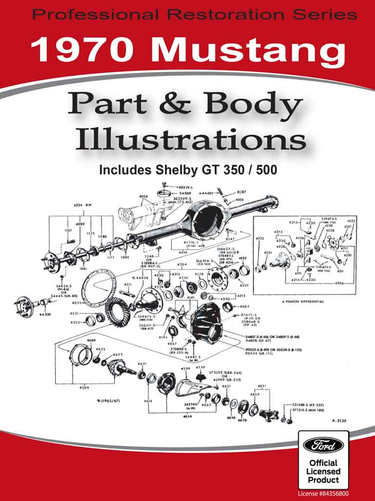 1970 mustang part and body illustrations pdf download
