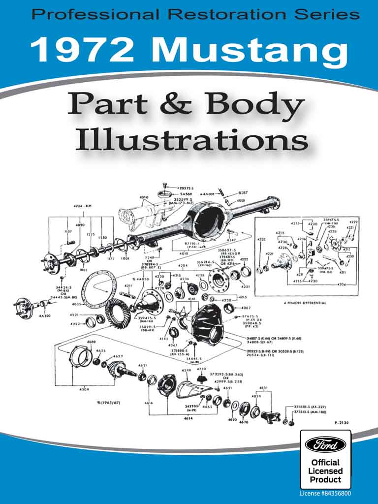 1972 mustang part and body illustrations pdf download
