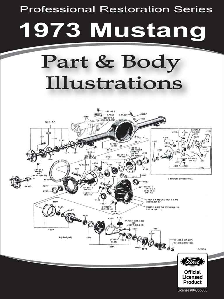 1973 mustang part and body illustrations pdf download