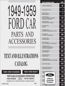 1949-1959 Ford Car Parts and Accessories Catalog PDF (FD 9462 & FD 9463)