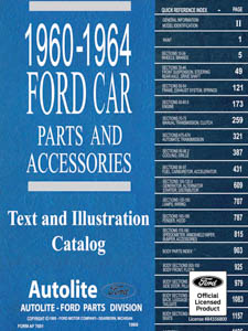 1960-1964 Ford Car Parts and Accessories Catalog PDF (AF 7681 & AF 7682)