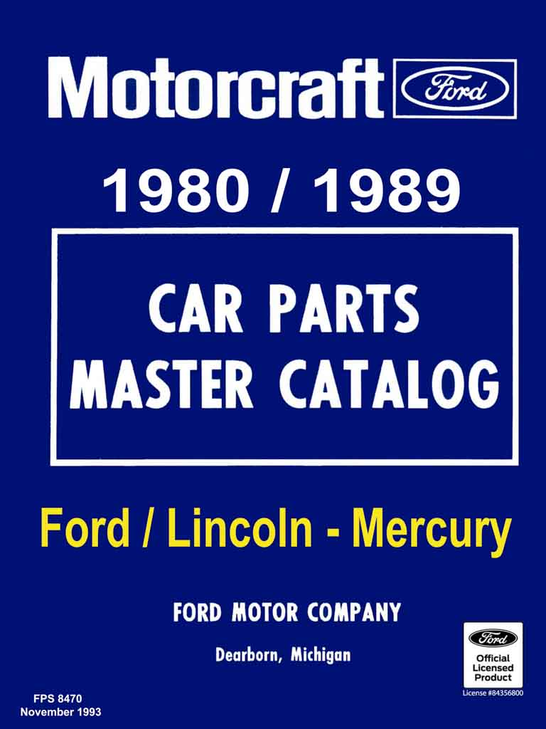 1980, 1981, 1982, 1983, 1984, 1985, 1986, 1987, 1988, and 1989 ford lincoln mercury parts catalog pdf download